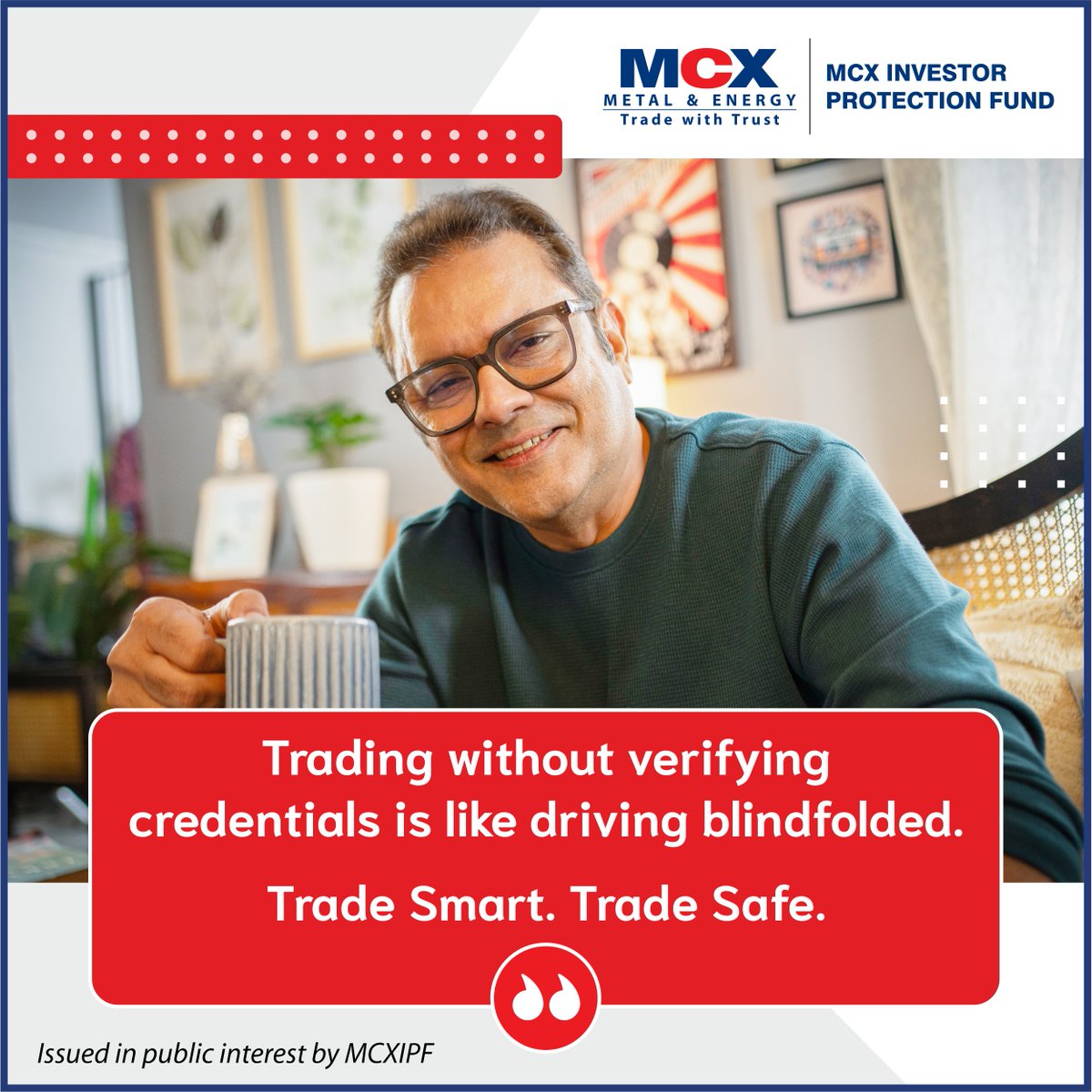 Trade Smart. Trade Safe.

#investorawareness #mcxipf #safetrading #verifybeforeyoutrust #FinancialSafety #smartinvesting