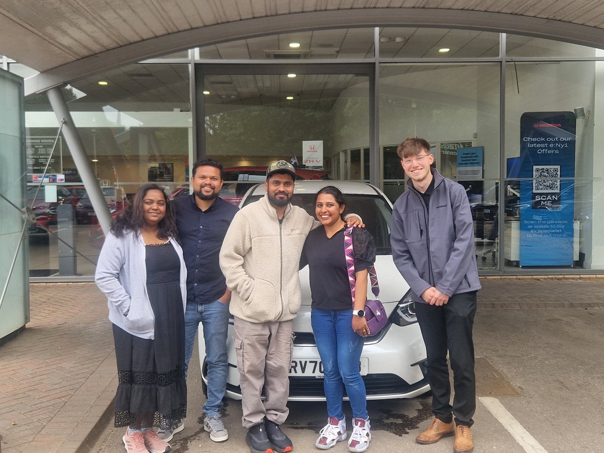 Huge congratulations to Mr V and family who collected their new Honda Jazz from Sales Executive Nathaniel McCarthy. 

Wishing you many happy miles in your Jazz Hybrid from all the team at Marshall Honda Peterborough! #marshallmoments