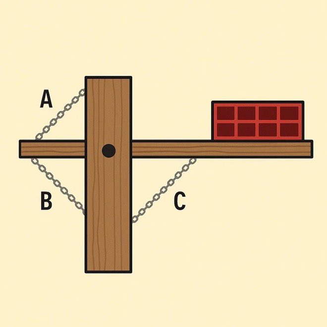 Fizik kurallarına göre, hangi zinciri kırarsan tuğla düşer?