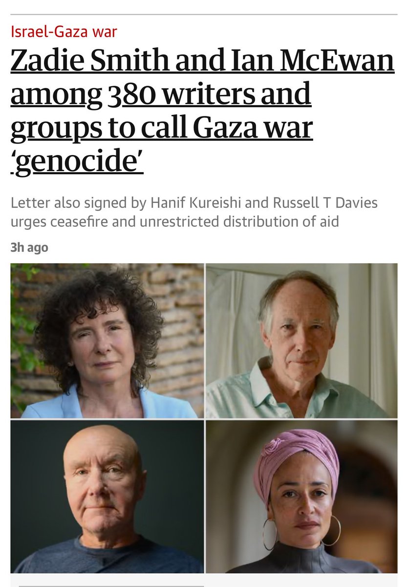 At least we can now put a number on how many dead children it takes for authors to take sides in the twenty-first century.