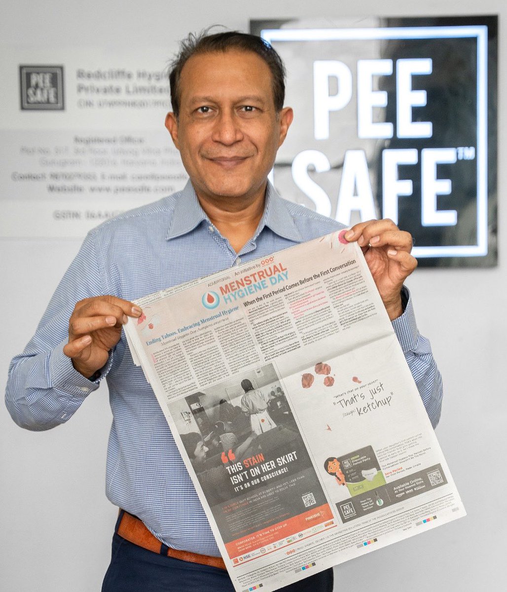 Today, on World Menstrual Hygiene Day 2025, I’m thrilled to share that Pee Safe is making waves with their impactful #ZeroPeriod campaign, featured in The Indian Express! 🚀 

This initiative shines a light on the challenges young girls face during their first menstrual