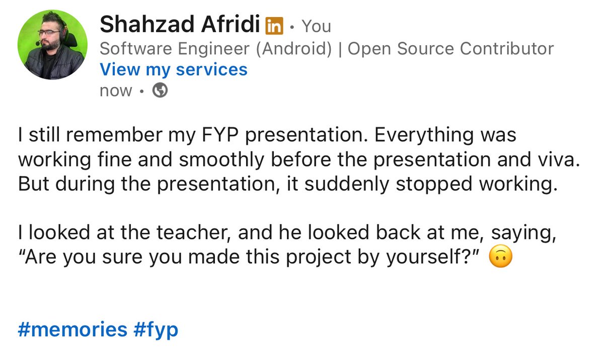 Your code has a sixth sense. it knows exactly when to stop working… right when you need it the most.