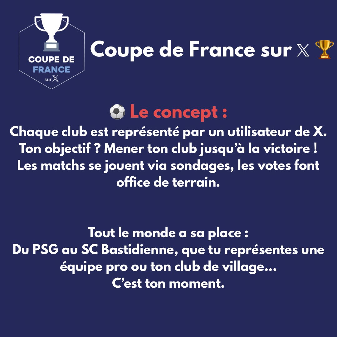 Coupe de France sur X tweet media