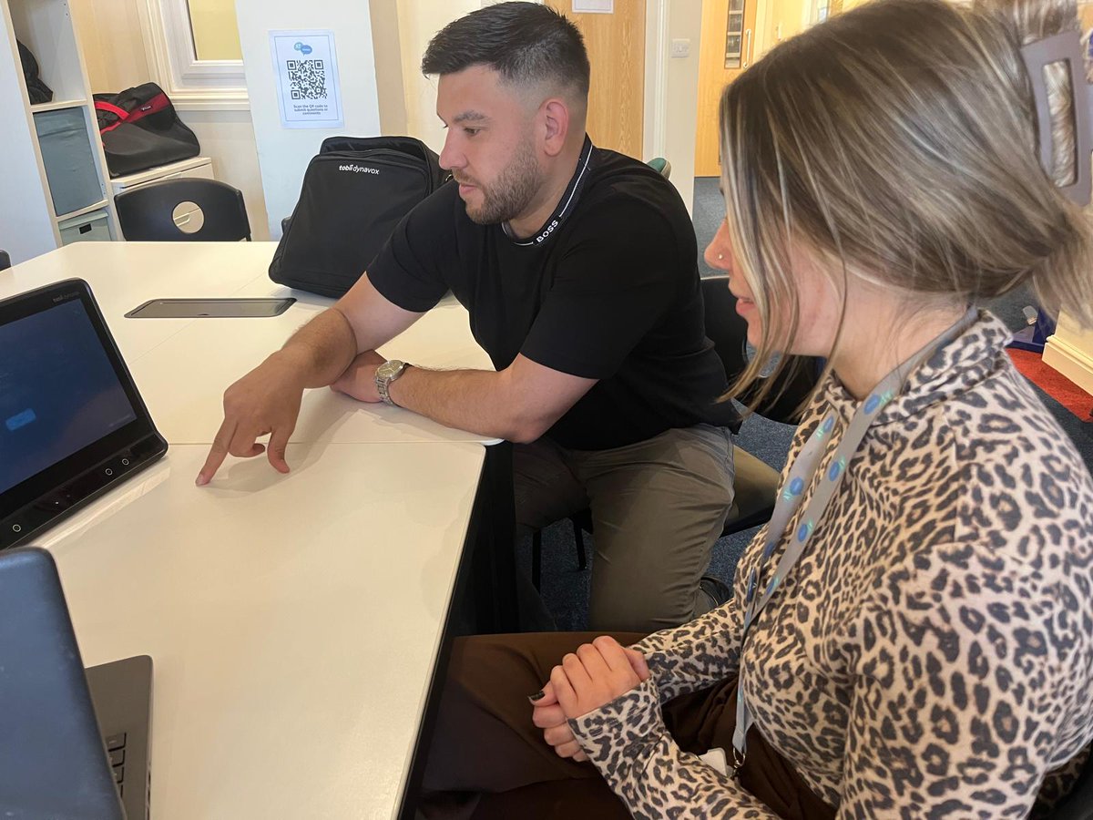 ATtherapy (@attherapy2012) on Twitter photo Our team member Emma has been trying out TD Browse and TD Phone during a session in the office with Joe from <a href="/TobiiDynavox/">Tobii Dynavox®</a>! 🤩
#AssistiveTechnology #tobiidynavox #aac #CommunicationMatters #inclusionforall Our team member Emma has been trying out TD Browse and TD Phone during a session in the office with Joe from <a href="/TobiiDynavox/">Tobii Dynavox®</a>! 🤩
#AssistiveTechnology #tobiidynavox #aac #CommunicationMatters #inclusionforall