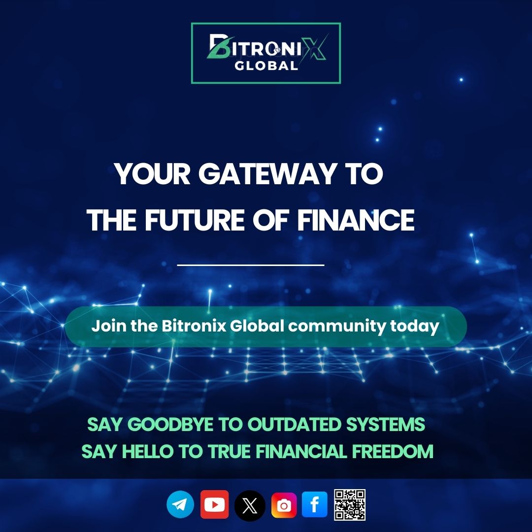 BitronixGlobal's tweet image. Say goodbye to outdated systems
Say hello to true financial freedom
Join the Bitronix Global Community today
#bitronix #BlockchainInnovation