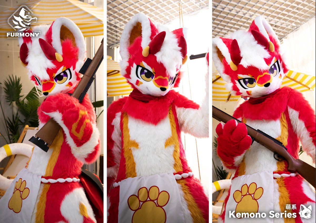 「New Commission Finished」

"At the instant you grip the mic, cherry blossoms and applause cascade for you." 

Thanks for the trust from <a href="/hotpot0312/">185的小火锅</a>  

#furmony #furry #fursuit #鸿萌造物