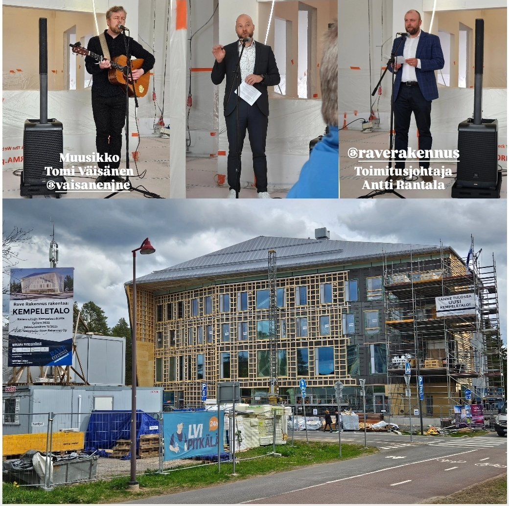 Kempeletalon harjannostajaiset. 👌 <a href="/KempeleenKunta/">Kempeleen kunta</a>  kempele.fi/asuminen-ja-ym…