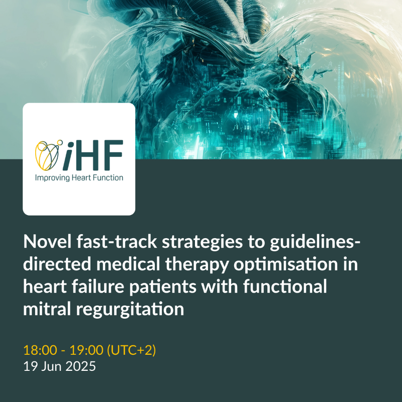iheartfunction's tweet photo. 💡Fast-track GDMT optimisation in #HFrEF? Let’s talk strategies with @EmanueleBarba13, @GMCRosano, @PhilippLurz &amp; @AlexMebazaa!
The 🆕 #ImprovingHeartFunction webinar brings you expert-led, practical insights to enhance therapy uptake and patient outcomes.
🗓️19 June 2025 18:00
