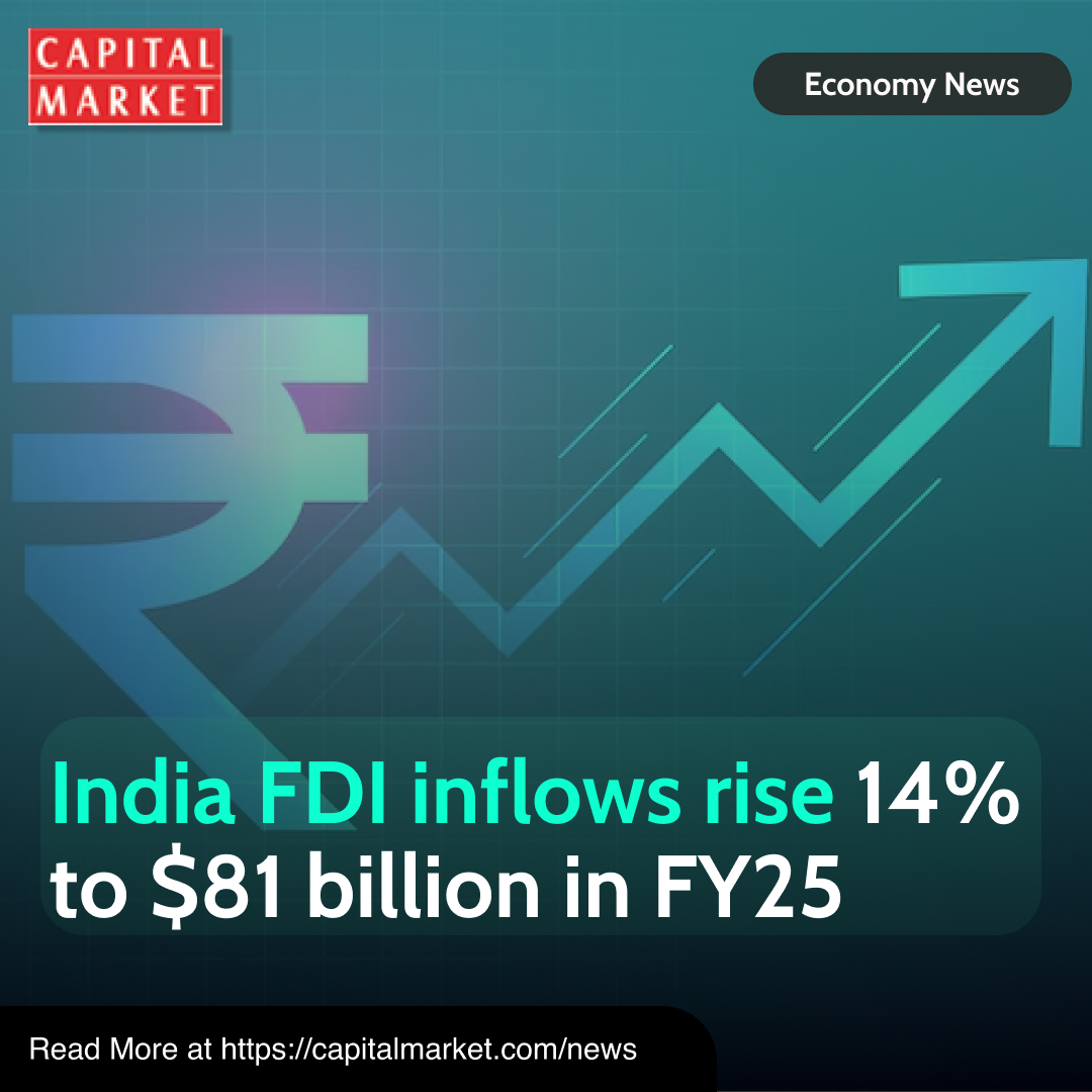 CapitalMarket17's tweet image. India’s FDI Inflows Surge 14% to $81 Billion in FY25, Signaling Robust Economic Appeal
Like | Share | Follow | Comment For Daily Updates.
capitalmarket.com
#IndiaFDI #FDIInflows #EconomicGrowth #IndiaEconomy #ForeignInvestment #InvestmentHub