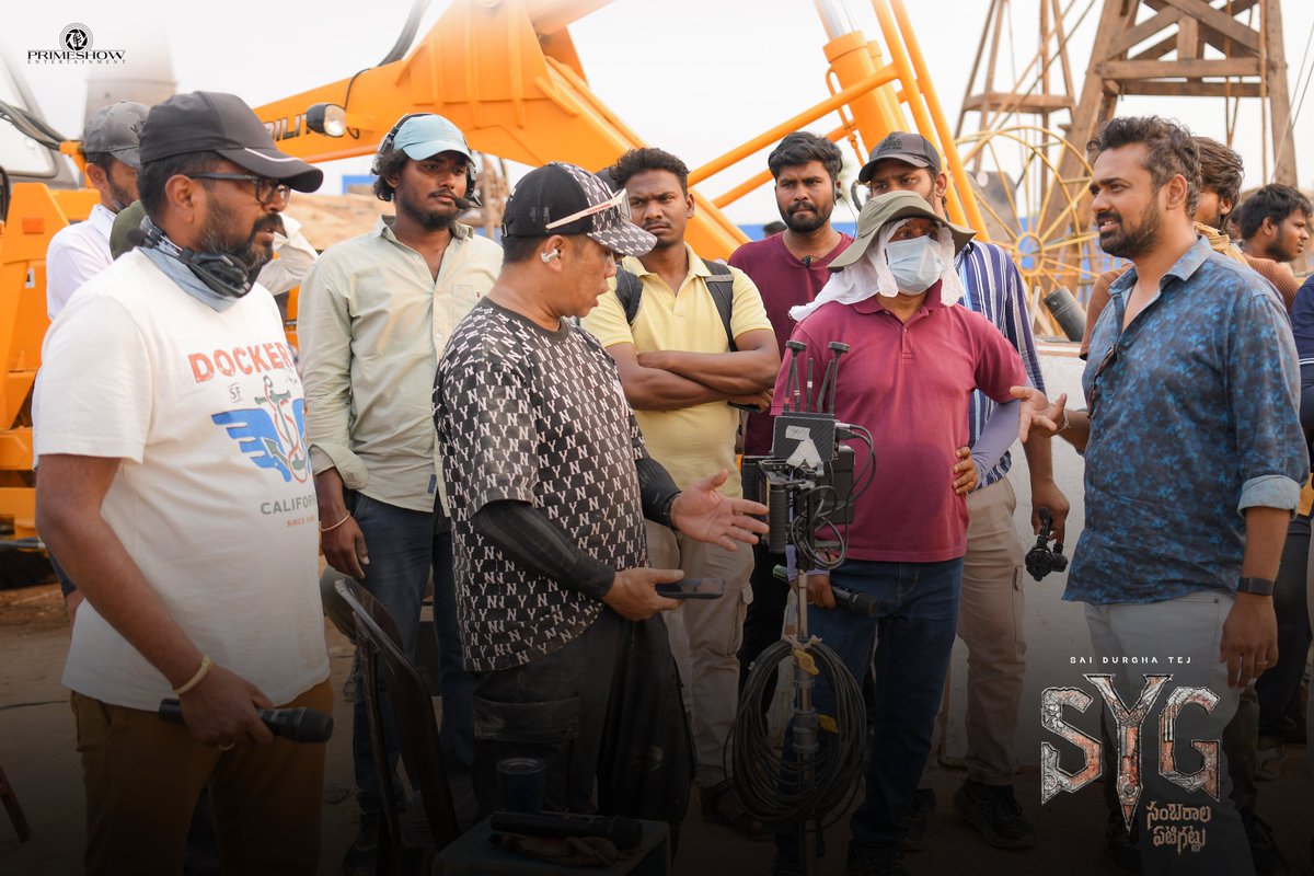 Primeshow Entertainment (@primeshowtweets) on Twitter photo #SambaralaYetiGattu 120 days of shoot completed with 75% of the filming wrapped ❤️🔥
3 massive sets are currently being erected for the upcoming MASSIVE ACTION SCHEDULE of #SYGMovie 🔥
Mega Supreme Hero <a href="/IamSaiDharamTej/">Sai Dharam Tej</a> <a href="/rohithkp_dir/">Rohith KP</a> <a href="/AishuL_/">Aishu__</a> <a href="/IamJagguBhai/">Jaggu Bhai</a> <a href="/saikumaractor/">SaiKumar</a> #SambaralaYetiGattu 120 days of shoot completed with 75% of the filming wrapped ❤️🔥
3 massive sets are currently being erected for the upcoming MASSIVE ACTION SCHEDULE of #SYGMovie 🔥
Mega Supreme Hero <a href="/IamSaiDharamTej/">Sai Dharam Tej</a> <a href="/rohithkp_dir/">Rohith KP</a> <a href="/AishuL_/">Aishu__</a> <a href="/IamJagguBhai/">Jaggu Bhai</a> <a href="/saikumaractor/">SaiKumar</a>