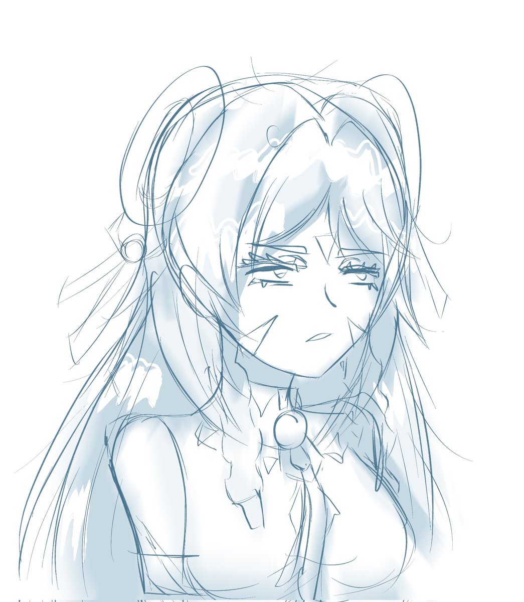 Tried a more messy and unfinished look this time for Citlali! #Citlali #GenshinImpact #art