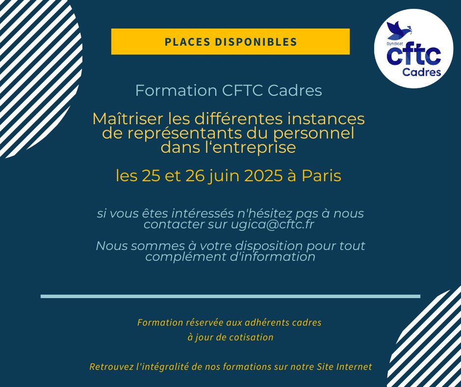 Fédération CFTC Cadres (UGICA) tweet media