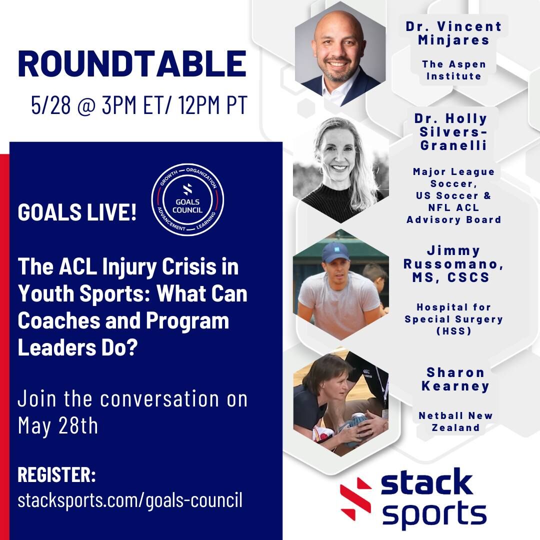 Today's the day 🚨👨‍💻

From 3pm ET / 12pm PT, join our latest virtual roundtable as we hold a critical conversation on how we can reverse the rising tide of ACL injuries in youth athletes. 

Featuring a number of special guest speakers... 🎙️

Join us: brnw.ch/21wSYHy