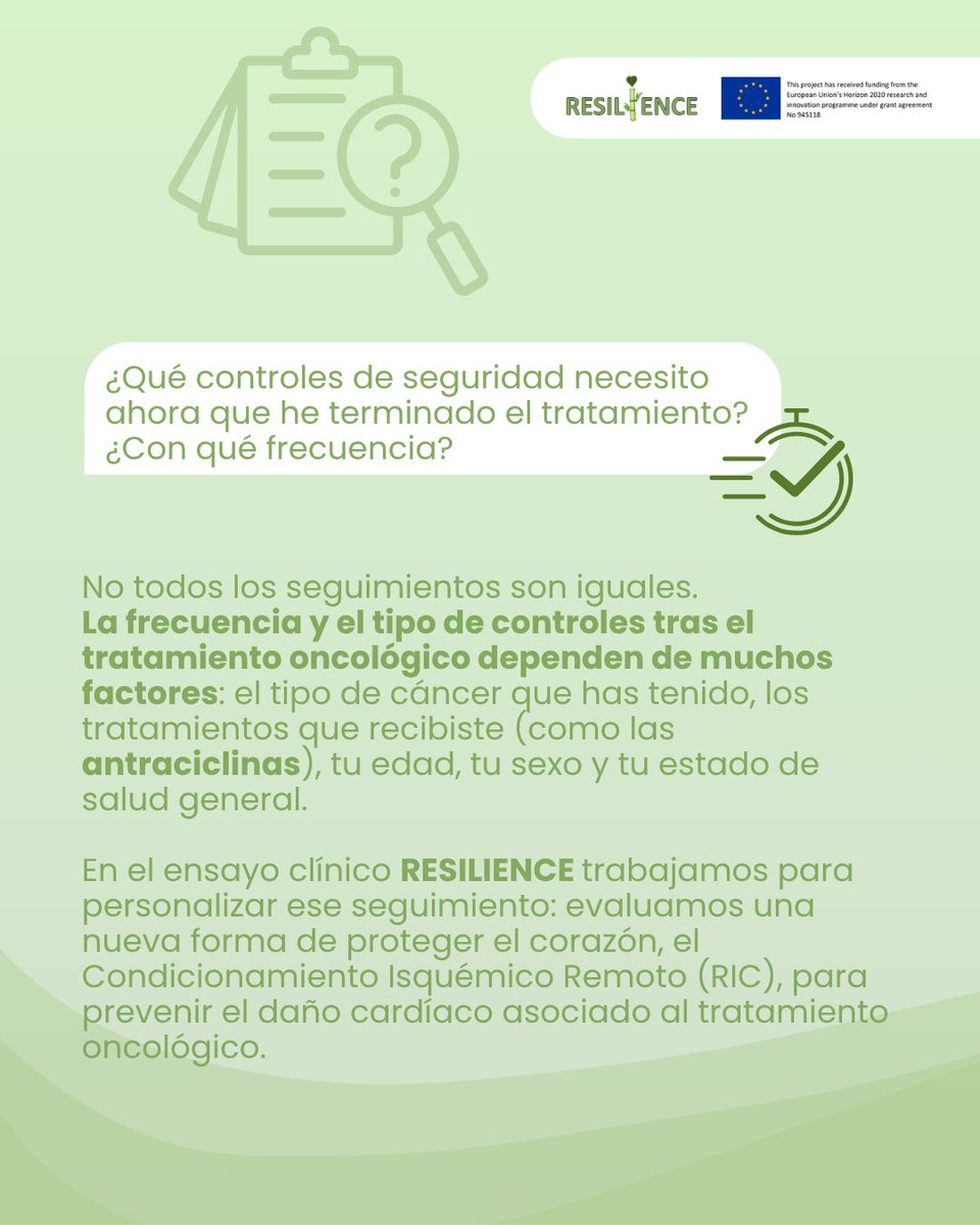 RESILIENCE H2020 (@resilienceh2020) on Twitter photo 💬 ¿Qué deberías preguntarle a tu médico sobre tu corazón después del cáncer?
El cuidado de la salud no termina con el tratamiento, es importante seguir prestando atención al corazón ❤️
#CardioOncología #DespuésDelCáncer #SaludCardíaca #RESILIENCEh2020 💬 ¿Qué deberías preguntarle a tu médico sobre tu corazón después del cáncer?
El cuidado de la salud no termina con el tratamiento, es importante seguir prestando atención al corazón ❤️
#CardioOncología #DespuésDelCáncer #SaludCardíaca #RESILIENCEh2020