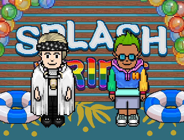 🏳️‍🌈 Já estamos todos preparados para o Splash Pride da <a href="/Habblindados/">Habblindados 🐒</a> !

Um Festival que celebra o orgulho, a diversidade e o respeito entre a comunidade. Sempre se orgulhem de vocês Habbozinhos!

Acompanhem todos os shows sempre seguindo a Habbo Etiqueta! 😜✨