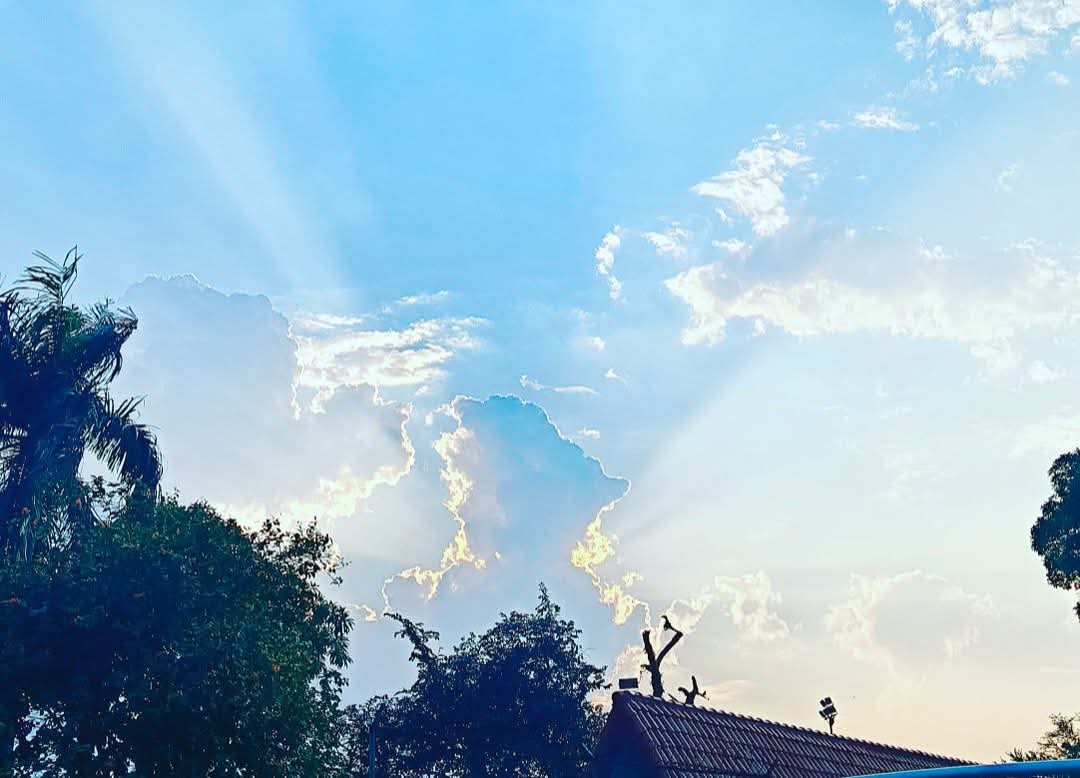 The clouds part just right and the light hits like magic. 

#LooksLikeHeaven