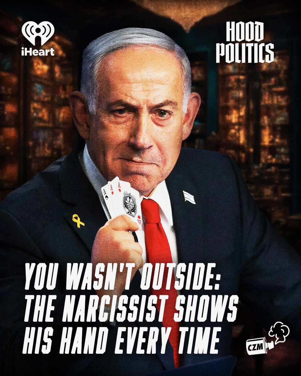 New <a href="/hoodpoliticspod/">hoodpolitics</a> w/ <a href="/prophiphop/">Prop</a> 🃏

We back in Gaza this week. As food trucks FINALY start coming in to provide aid, Netanyahu's actions show us what actually matters to him.

iheart.com/podcast/1119-h…