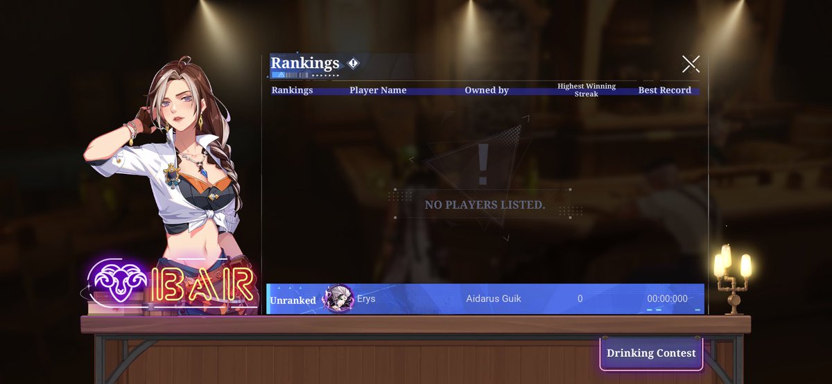 There’s a drinking contest in crystal of atlan lol