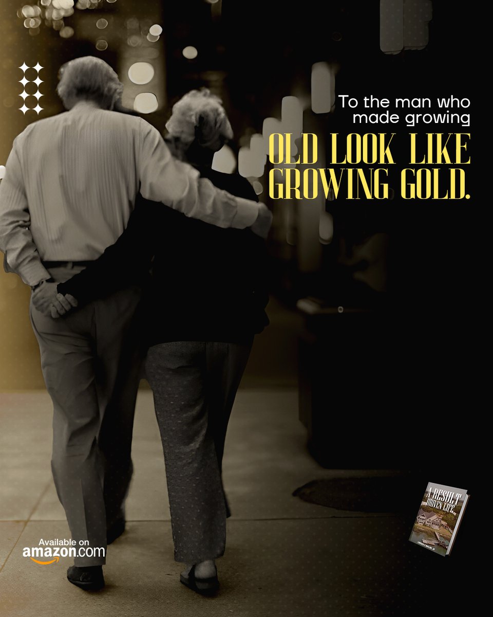 lorenzocmailum's tweet image. To the man who made growing / OLD LOOK LIKE / GROWING GOLD.

Order A Result Driven Life to learn how resilience can shape your life. amz.run/7VcN

#Resilience #ScienceOfStrength #PersonalGrowth #OvercomingObstacles #Inspiration #MentalStrength
