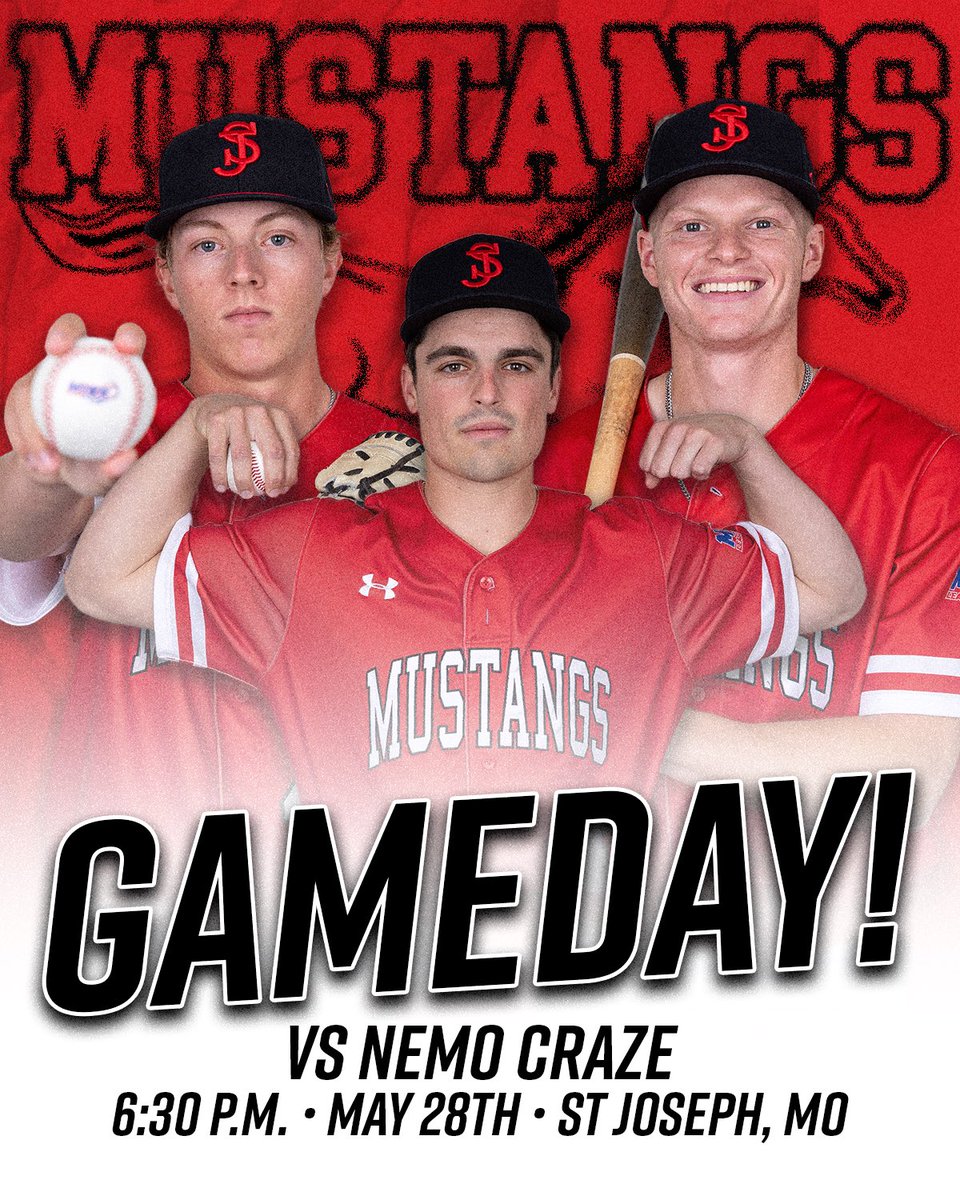 The Mustangs play TONIGHT! Gates open at 5:15. Magnet schedule giveaway, school staff get 2 free tickets, sky divers, and a kick off to the summer! For advance tickets, please call 816.279.STJO (7856) or stjoemustangs.com