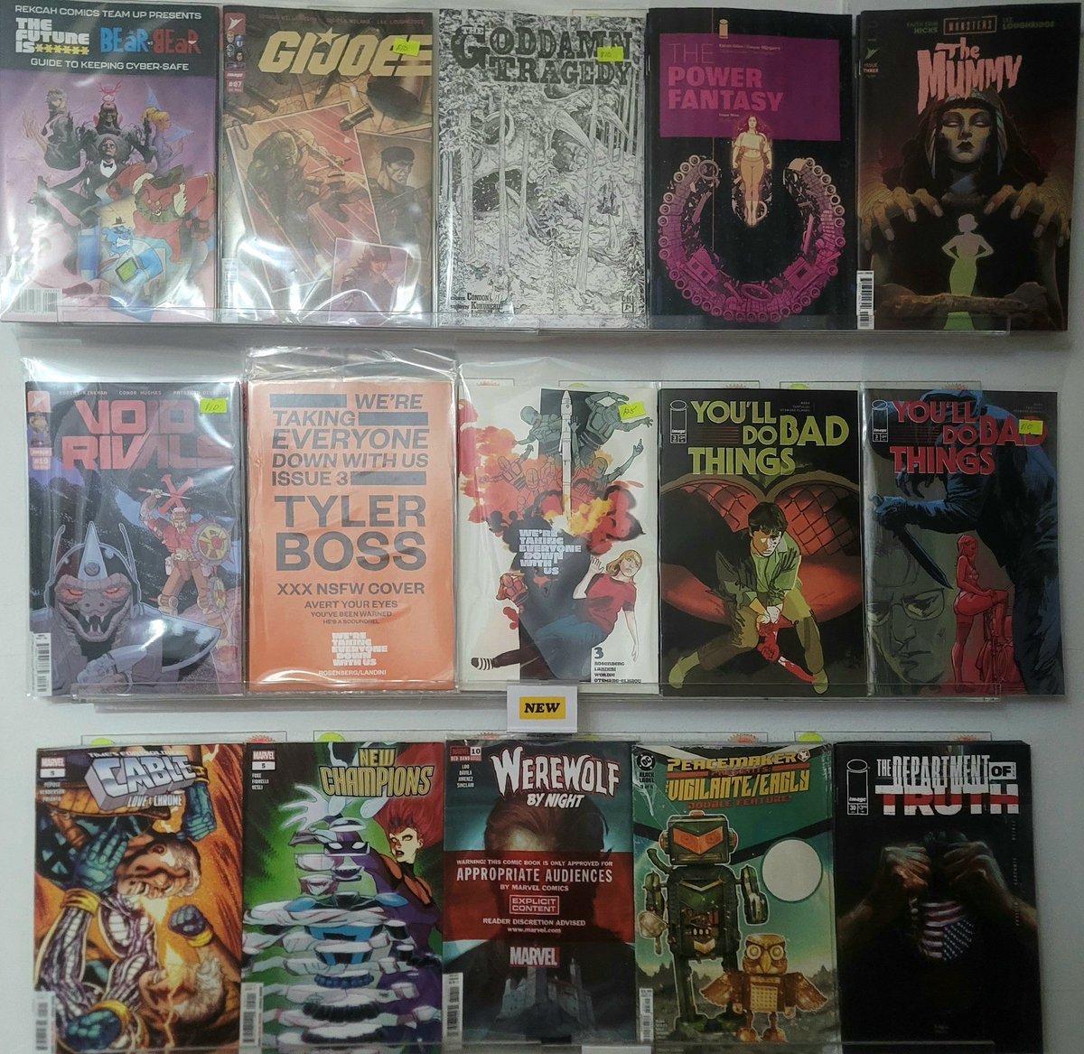 FinalBossComics's tweet image. It's #NCBD the #BestDayoftheWeek
馃敟 Ab. MM
馃敟 Ab. WW
馃敟 Ass. Crisis Events
馃敟 Cap. Planet
馃敟 DD Cold Day in Hell
馃敟 Goddamn Tragedy
馃敟 Power Fantasy
馃敟 Predator VS Spider-Man
馃敟 Space Quest
馃敟 Ult. Spider-Man
馃敟 Uncanny Xmen
馃敟 Void Rivals
馃敟 We're TEDWU
馃敟 You'll DBT
#FinalBoss