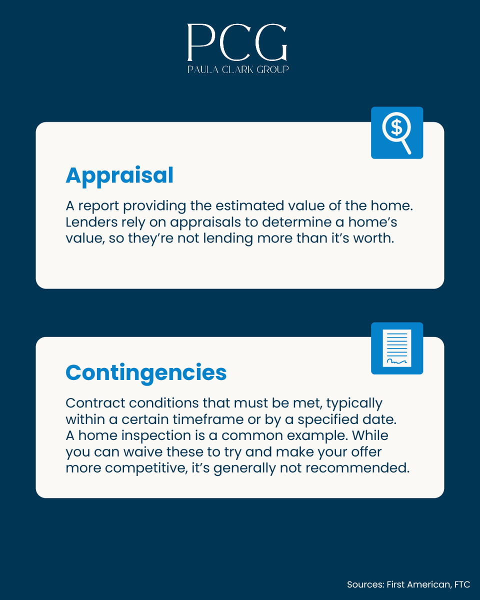 House hunting comes with a lot of new terms – and not all of them are going to make sense to you right away. You don’t need to memorize a glossary, you just need an agent. What’s one real estate term you’ve heard and weren’t sure about?  #buyertips #househunting #paulaclarkgroup