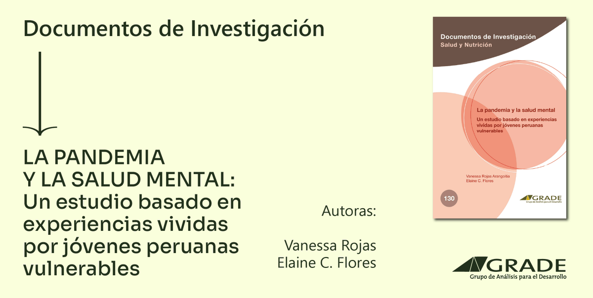 GRADE (@gradeperu) on Twitter photo #DescargaGRADE A través de los datos cualitativos de <a href="/NinosdelMilenio/">Estudio Longitudinal Niños del Milenio</a>, <a href="/vanerojas_2/">Vanessa Rojas Arangoitia</a> y Elaine Flores recogen las voces de dos jóvenes que reportan afectaciones en su #saludmental para intentar comprenderla como un fenómeno multidimensional 1/ grade.org.pe/publicaciones/… <a href="/wellcometrust/">Wellcome</a> #DescargaGRADE A través de los datos cualitativos de <a href="/NinosdelMilenio/">Estudio Longitudinal Niños del Milenio</a>, <a href="/vanerojas_2/">Vanessa Rojas Arangoitia</a> y Elaine Flores recogen las voces de dos jóvenes que reportan afectaciones en su #saludmental para intentar comprenderla como un fenómeno multidimensional 1/ grade.org.pe/publicaciones/… <a href="/wellcometrust/">Wellcome</a>