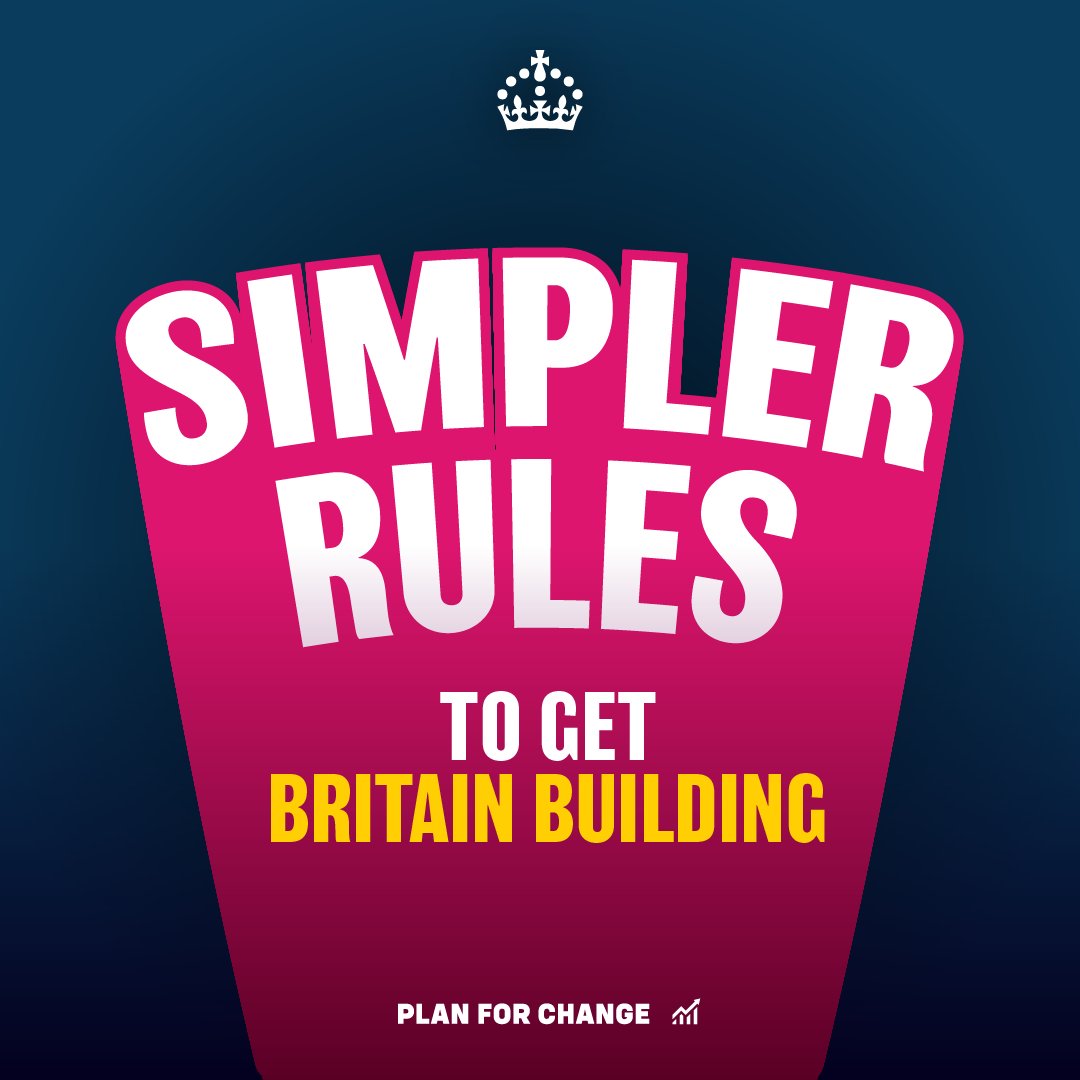 Local builders face too many hurdles before they can get spades in the ground.

We’re simplifying the rules so smaller businesses can get on with the job and build 1.5 million new homes for working people.