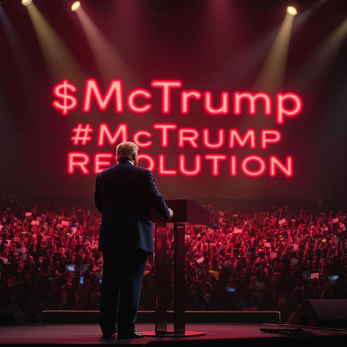 ZaydaBlockchain's tweet photo. The only question is, will you be apart of the crypto revolution, or will you be left behind! $MCTRUMP is going to revolutionize how you look at meme coins! 

https://t.co/ncFw8srJw3 

@realDonaldTrump @DanScavino @DonaldJTrumpJr @elonmusk @stoolpresidente 
#McTrump #BurgersOnTheMoon #MackBarronAndTheMoonShotCrew
#MakeCryptoGreatAgain #MackBarron

BQwYE9jDG8MmLNrTY82J8Lq63YGR6namdpBERckEpump