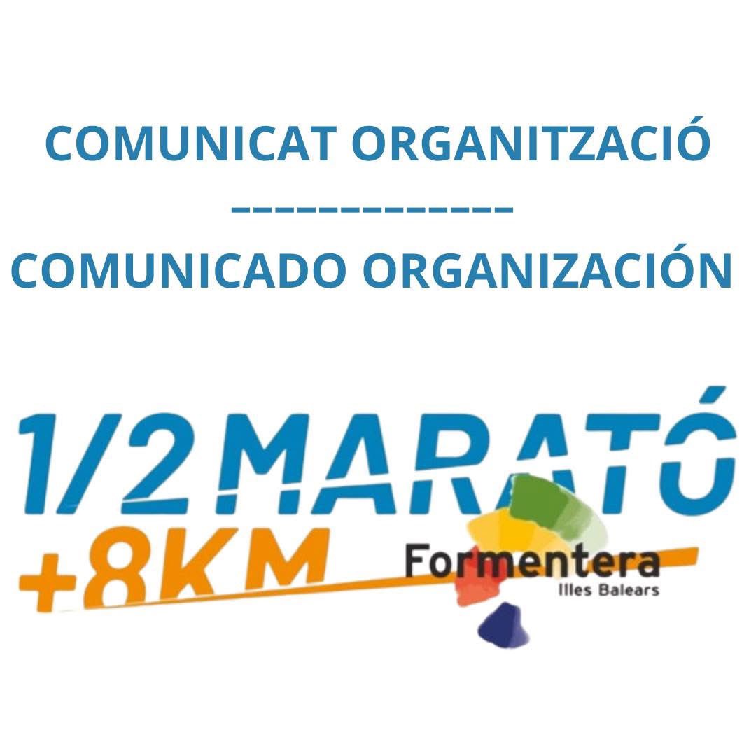 🏃‍♂️COMUNICADO OFICIAL 🏃‍♀️

Desde la organización de la #MitjaMaratóFormentera y la #8KSantFerranLaSavina queremos aclarar que solo valoraremos celebrar dos pruebas en 2026 si contamos con el consenso y apoyo mayoritario de Formentera.

🔗 marato-formentera.com/comunicado-de-…