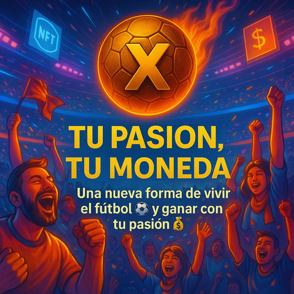 golxcoin's tweet photo. ¡GolXCoin presenta una nueva forma de vivir el fútbol!
⚽📲 Gana dinero 💰 mientras apoyas a tu equipo, interactúas con otros fans y coleccionas NFTs únicos 🔥

Es jugar, invertir y ganar en tiempo real.
¡Bienvenido al futuro del fútbol! 🚀

👥 Únete a la comunidad. https://t.co/FHSIah8S8R