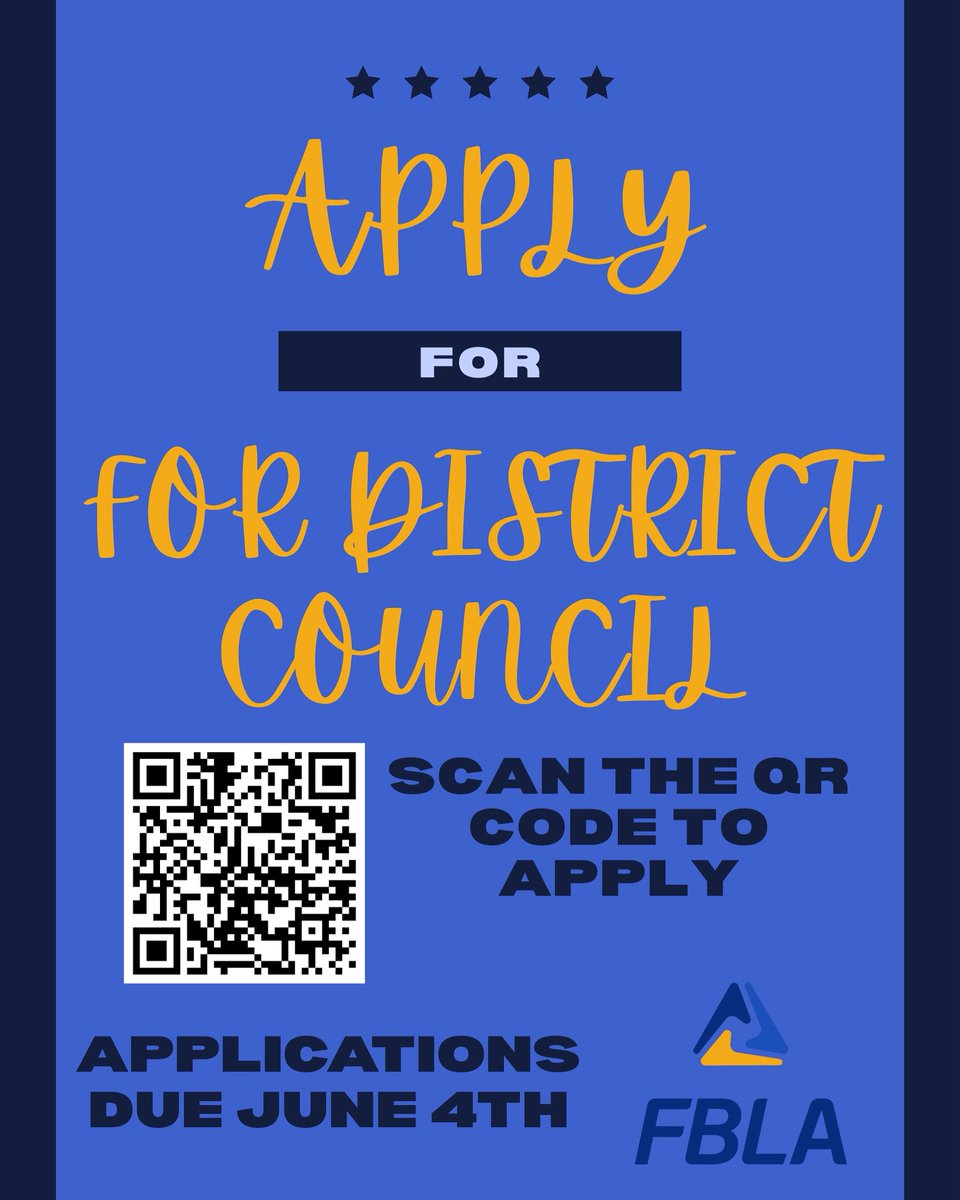 Your district needs YOU. Apply for district council today! form.jotform.com/251386789481170