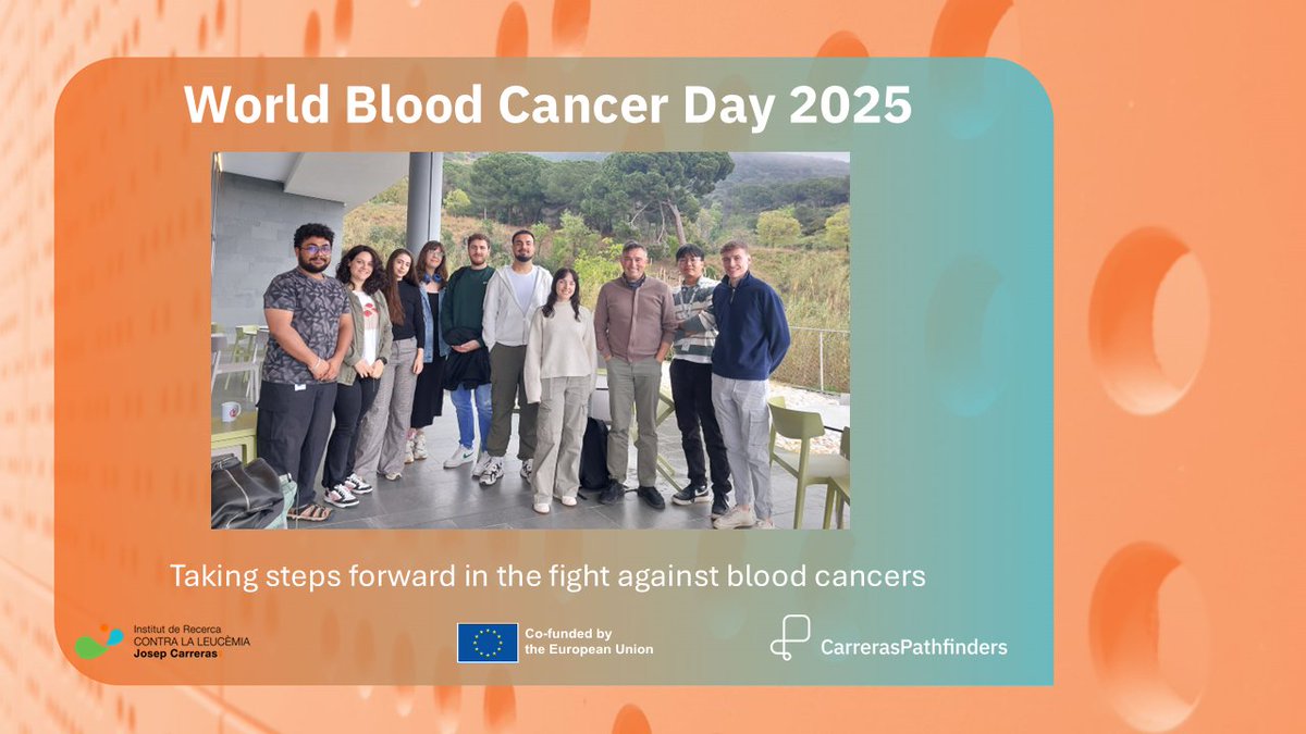 CaPathfinders's tweet image. Today is World Blood Cancer Day
We reaffirm our support for those battling leukemia, lymphoma, myeloma, & other rare blood cancers.
Our 14 projects aim to eradicate blood cancers - from discovering basic mechanisms driving the disease development to identifying new treatments.