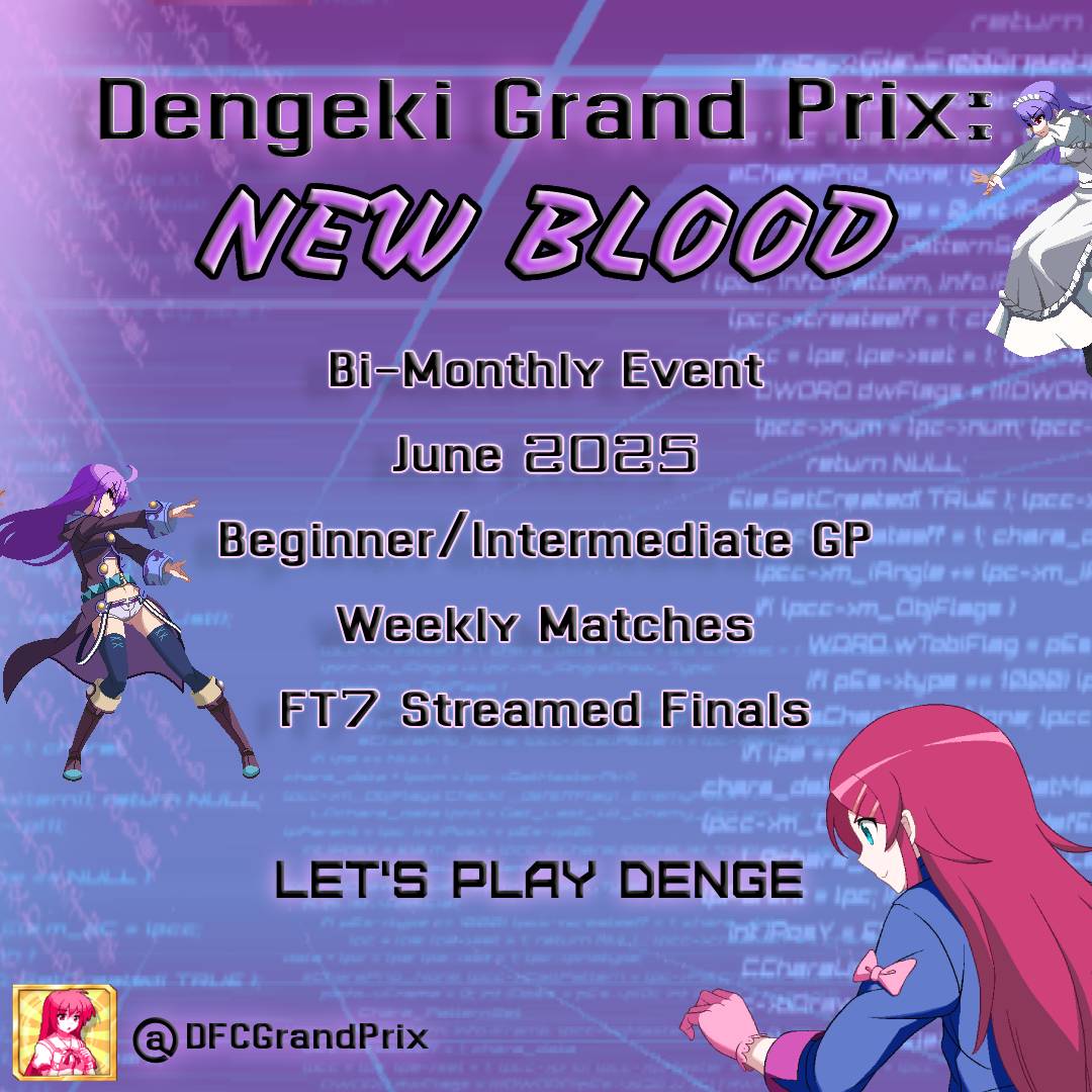 Dengeki Grand Prix (@dfcgrandprix) on Twitter photo Enjoyed DFC:I at <a href="/COMBOBREAKER/">COMBO BREAKER</a> this past weekend? Looking to get into the game?
We have the beginner Grand Prix in June, starting next week! Guaranteed sets with others around your level!
Sign ups here:
forms.gle/4cnhx1VmNPXcPs… Enjoyed DFC:I at <a href="/COMBOBREAKER/">COMBO BREAKER</a> this past weekend? Looking to get into the game?
We have the beginner Grand Prix in June, starting next week! Guaranteed sets with others around your level!
Sign ups here:
forms.gle/4cnhx1VmNPXcPs…