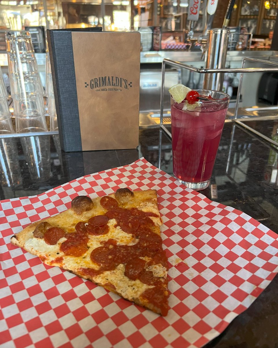 Did you know Monday-Friday from 11am-3pm, you can order slices of our famous coal-fired, brick-oven pizza? Slices are $4 and toppings are .75 cents each. 

Not available in NY, NJ or Palazzo location.