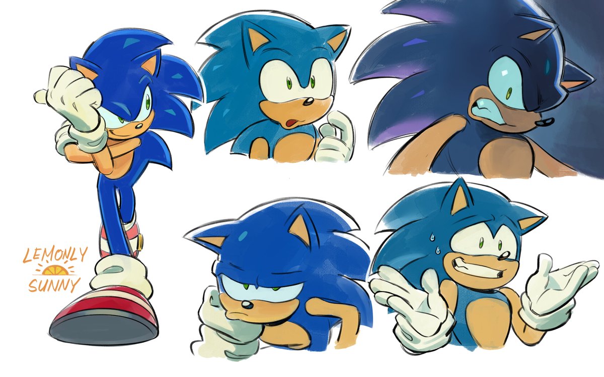 Different shades of blue~ 
#SonicTheHedgehog