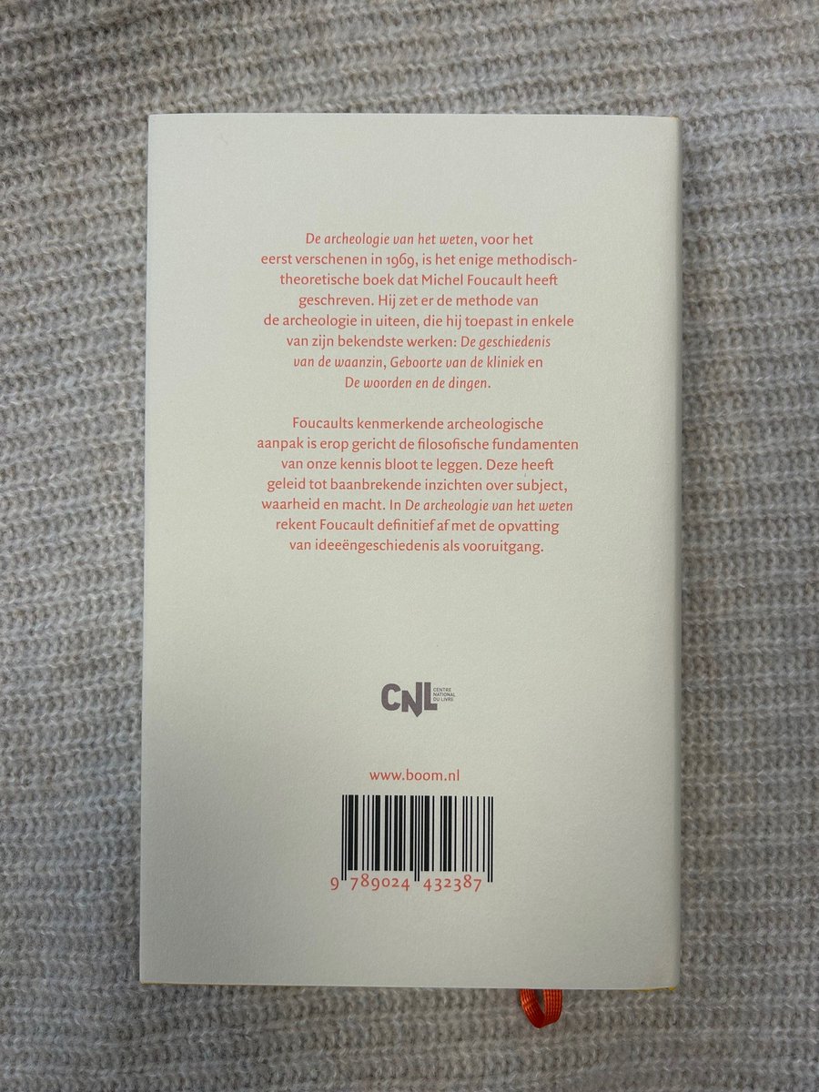 📚 Nieuw in de reeks Grote Klassieken: 𝘋𝘦 𝘢𝘳𝘤𝘩𝘦𝘰𝘭𝘰𝘨𝘪𝘦 𝘷𝘢𝘯 𝘩𝘦𝘵 𝘸𝘦𝘵𝘦𝘯 van Michel Foucault. Het boek verscheen in 1969 en is het enige methodisch-theoretische boek dat hij heeft geschreven. Lees meer: boom.nl/100-18768_De-a….