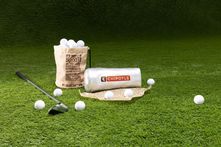 Max Homa and Chipotle have released a foil-wrapped burrito head cover and shag bag with COBRA Golf.

Homa is a Chipotle superfan and also his own burrito bowl.
