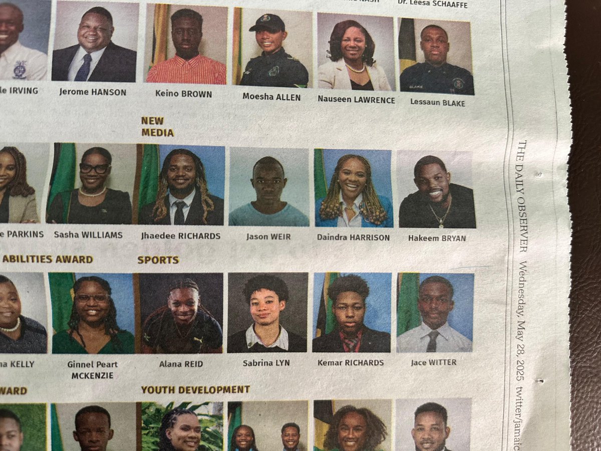 mannaz jamwurl, fi unu bwoy get nominated fi a national youth award. nah lie issa huge blessing fi be nominated and tears inna mi eyes.

moral of the story, gwan believe mi dawg. 

believe rich , mi nuh believe poor. believe inna yourself and believe more.

inshallah.