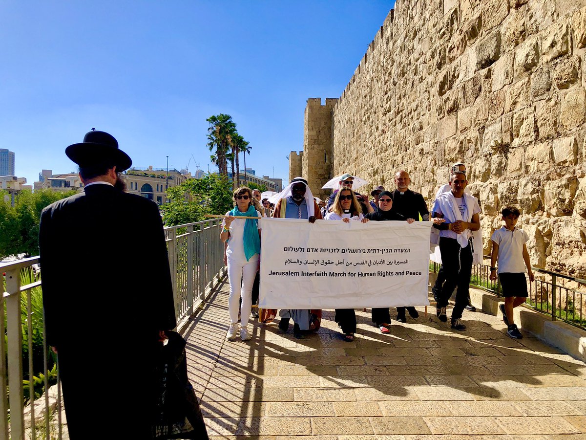 ittay78's tweet image. Interfaith March in Jerusalem for Human Rights and Peace