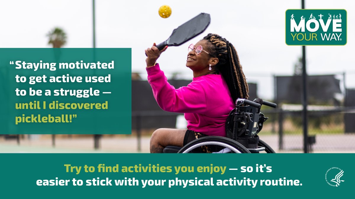 NEHealthDept's tweet image. Adults need a mix of physical activity to stay healthy. All sorts of activities count! Find what works for you and #MoveInMay! Take time during this National Physical Fitness &amp;amp; Sports Month to learn about the health benefits of #PhysicalActivity: go.usa.gov/xH2Ub