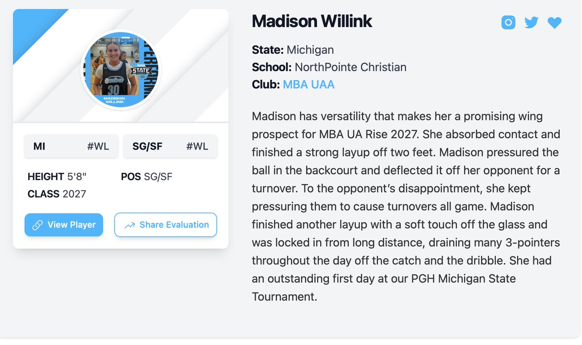 Madison Willink (@madison_willink) on Twitter photo It was a fun weekend with our team <a href="/M_B_A_Bball/">MBA Basketball</a>! Thank you <a href="/CoachEvanBell/">Evan Bell</a> for the write up. Thankful to be a part of a team of girls who have the best time and a coach who knows how to motivate us and hold us accountable. <a href="/coach_deerob/">Danny Robinson</a> <a href="/pgh_Danyle/">PrepGirlsHoopsDanyle</a> It was a fun weekend with our team <a href="/M_B_A_Bball/">MBA Basketball</a>! Thank you <a href="/CoachEvanBell/">Evan Bell</a> for the write up. Thankful to be a part of a team of girls who have the best time and a coach who knows how to motivate us and hold us accountable. <a href="/coach_deerob/">Danny Robinson</a> <a href="/pgh_Danyle/">PrepGirlsHoopsDanyle</a>