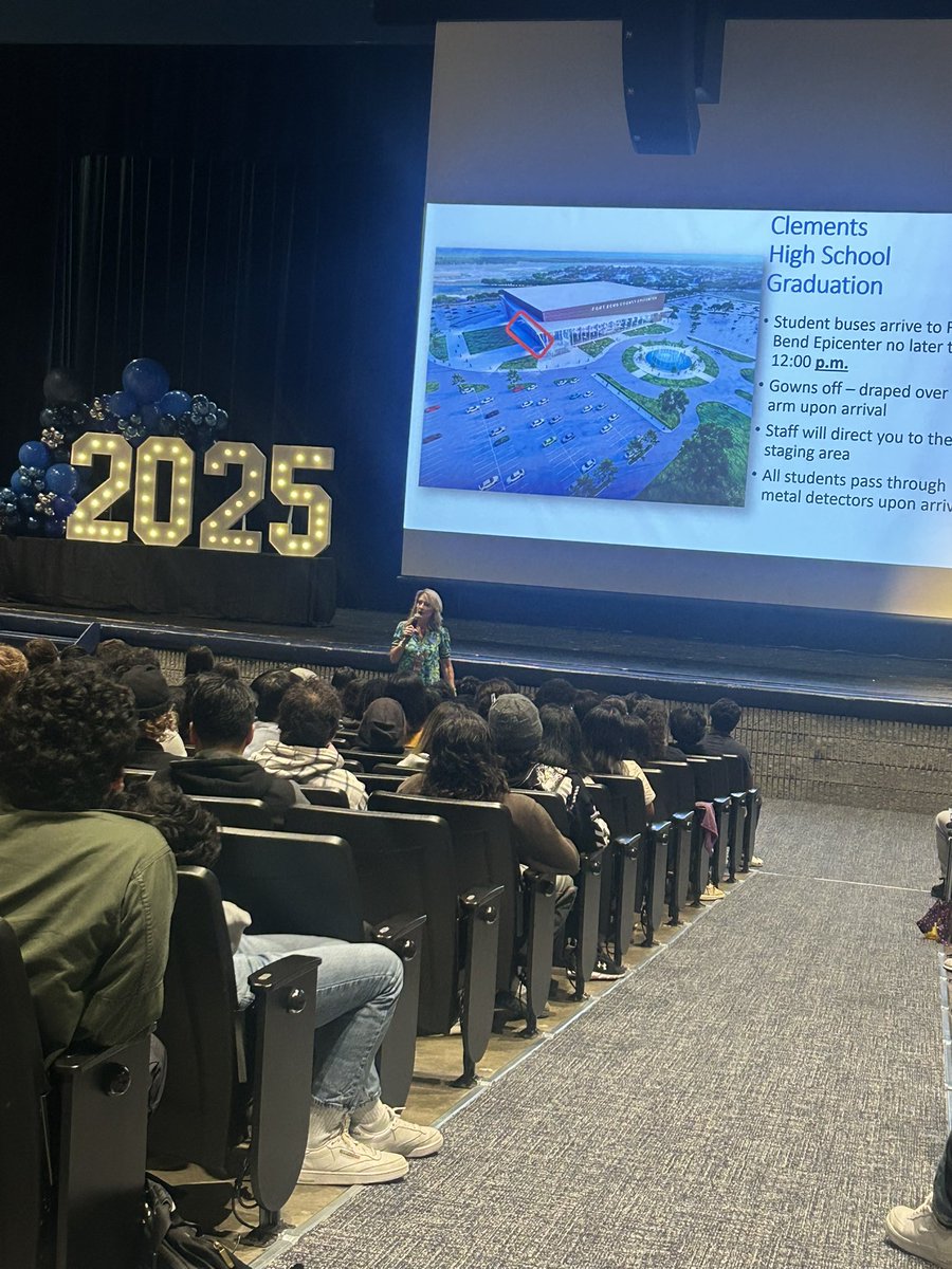 We’re getting excited!!! Class of 2025 graduation meeting.