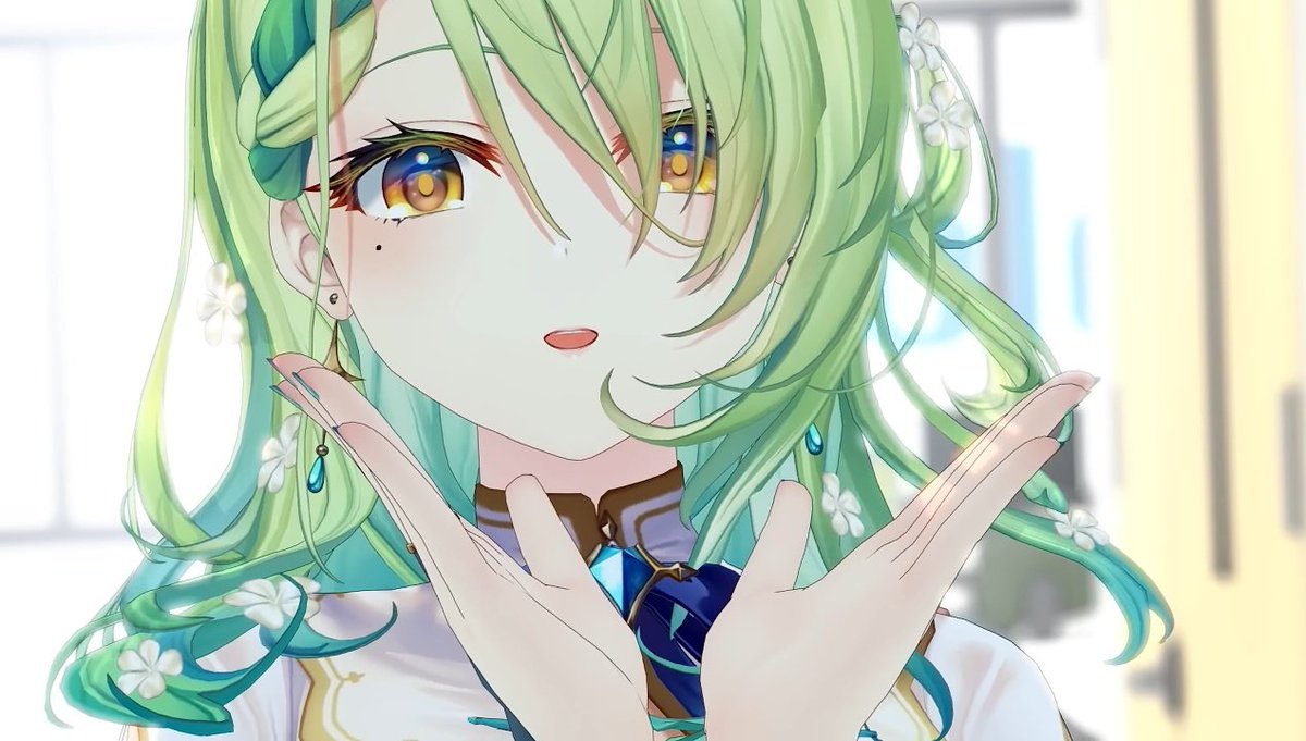 _moch0rizo's tweet image. Here to remind you Fauna had the prettiest model in EN