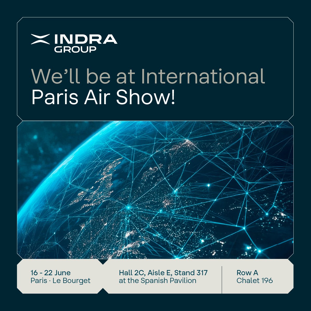 #parisairshow <a href="/salondubourget/">Paris Air Show</a> is approaching!✨
Explore our latest #defence and #aerospace solutions, as well as next-generation digital technologies in our immersive space, or VALERO, our autonomous, multipurpose air vehicle.
🗓️16-22 June
📌 Hall 2C-E317 | Row A-Chalet 196