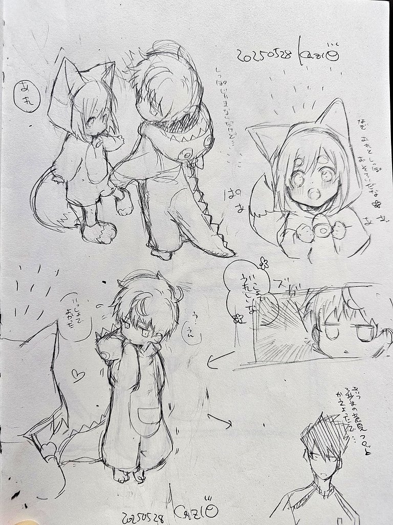 そまこさんとngroちゃんだけちっこくなった監獄で動物パジャマを着せさせられたらを話してて
ちっこいngくんの首痛め見たいといわれたのでそこに至るまでを描いたやつw 