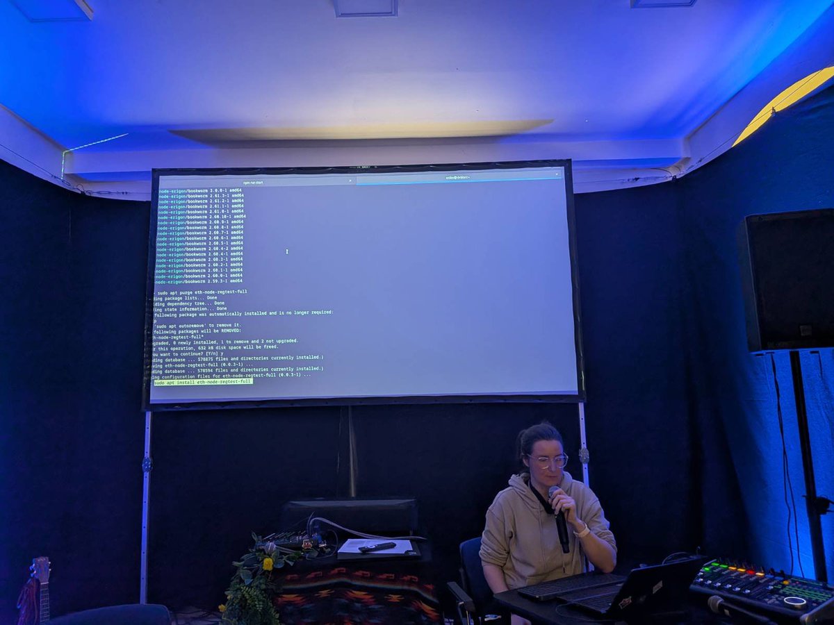Workshop on my new favorite way to run a node - <a href="/ethnode16192/">EthNodes</a> by <a href="/eenagy/">Eniko</a> at @ethprague