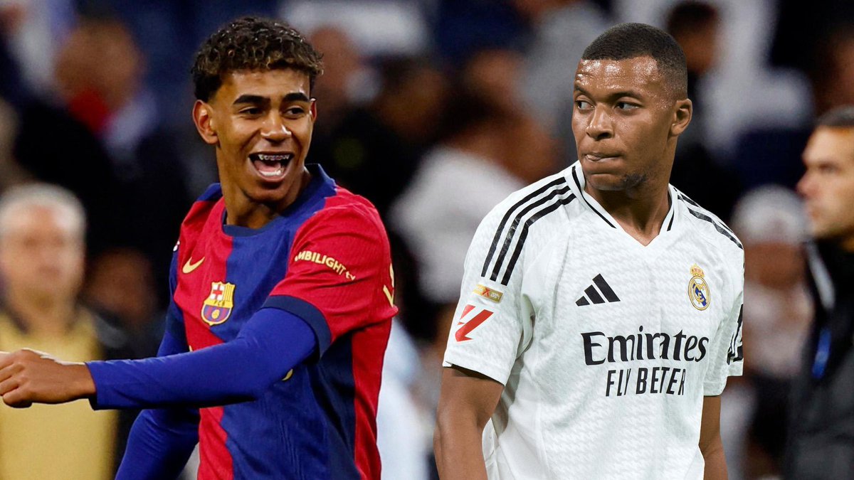 ehxtour's tweet photo. Mddrrr donc Mbappé lors de ses 6 derniers matchs en Liga c’est : 10 buts

Et Yamal cette saison en Liga : 9 buts

C'est ça votre Ballon d'Or ? 🤣🤣 https://t.co/3MxZJGi1Ck