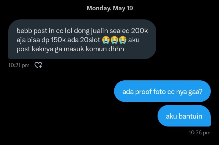 fourthbae's tweet image. HELP RT ‼️
SCAMMER 20+ CC SEALED LOL @bintangajac

GUYS AKU KENA TIPU 😭🙏🏻 awalnya minta dibantuin up ke komun karna akunnya gaib, terus pinjem toko oren dan norek ku buat terima dp buyer tapi setelah aku tf semuanya, nomer dia ilang ga terdaftar. 

spay 088975077092 krnaptrii