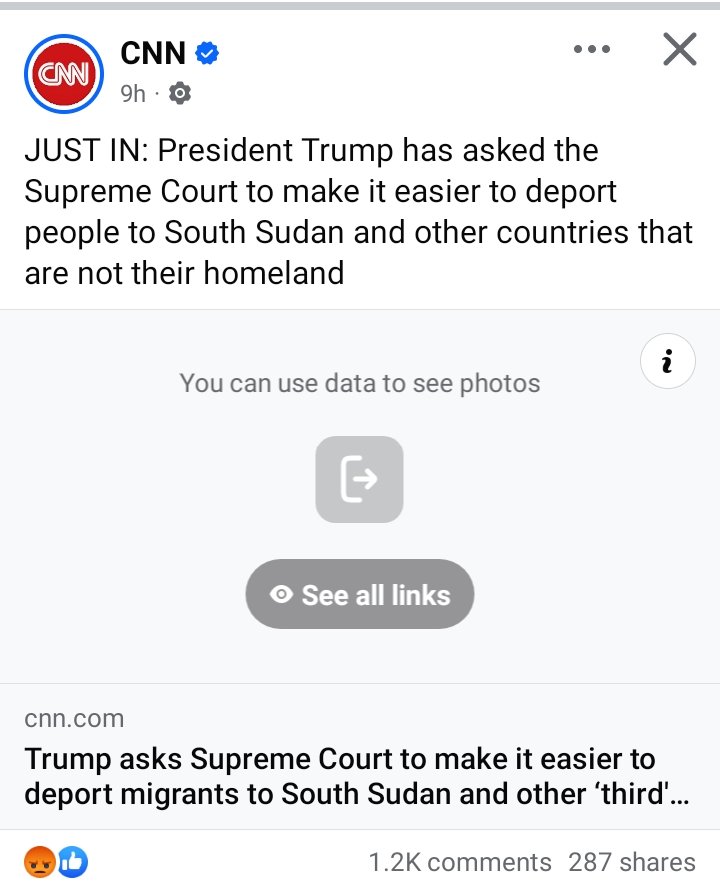 gool_mabor's tweet photo. President Trump should strictly adhere to respecting other supreme states , This idea is totally unacceptable,  unfortunate, and should be condemned in the strongest term possible. You can't  suggest to make a sovereign state a camping ground for immigrants deported https://t.co/qbVxkT42zn
